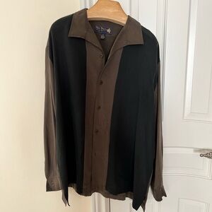 Men’s long sleeve Nat Nast silk shirt